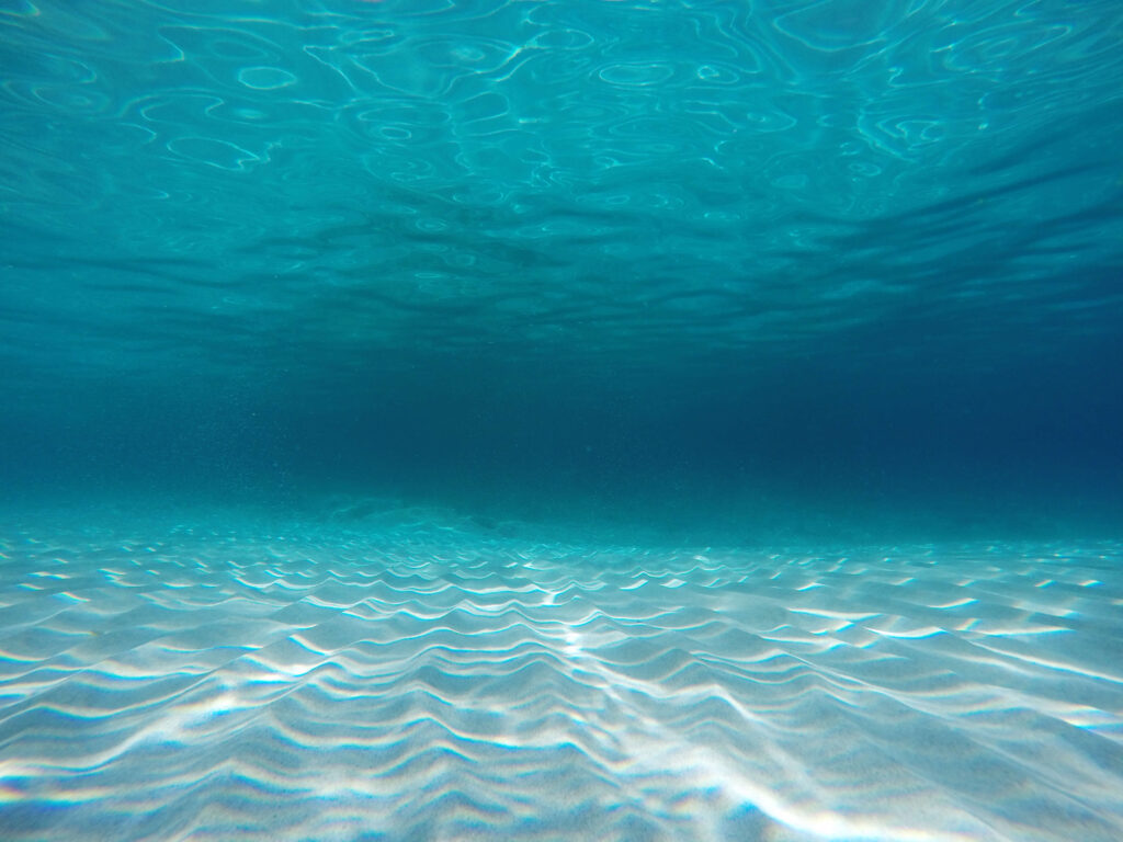 Underwater Ocean White Sand